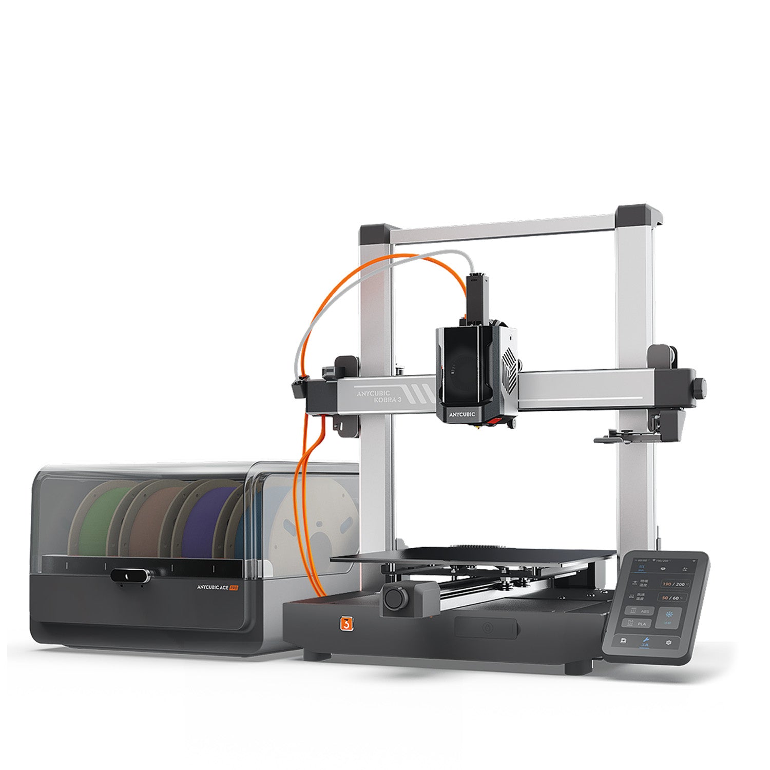 Anycubic Kobra 3 Combo open-frame multicolour 3D printer