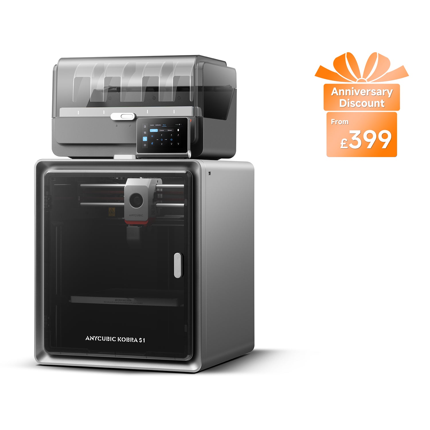 Anycubic Kobra S1 Combo enclosed multicolour 3D printer
